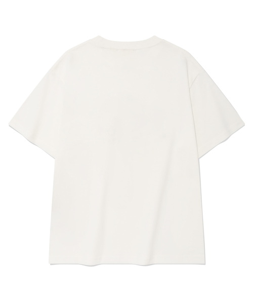 COVERNAT WOMAN(カバーナットウーマン)の「ウーマンレギュラーフィットアーチクローバーハートTシャツホワイト(Tシャツ/カットソー・レディース・その他・LARGE/WS/WM)」の3枚目の写真