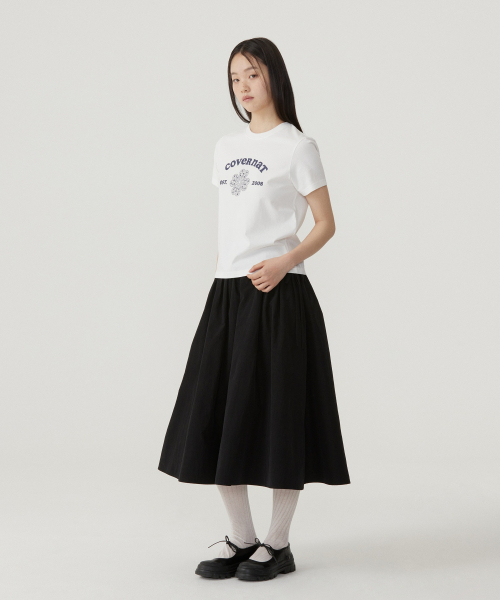 COVERNAT WOMAN(カバーナットウーマン)の「ウーマンレギュラーフィットアーチクローバーハートTシャツホワイト(Tシャツ/カットソー・レディース・その他・LARGE/WS/WM)」の5枚目の写真