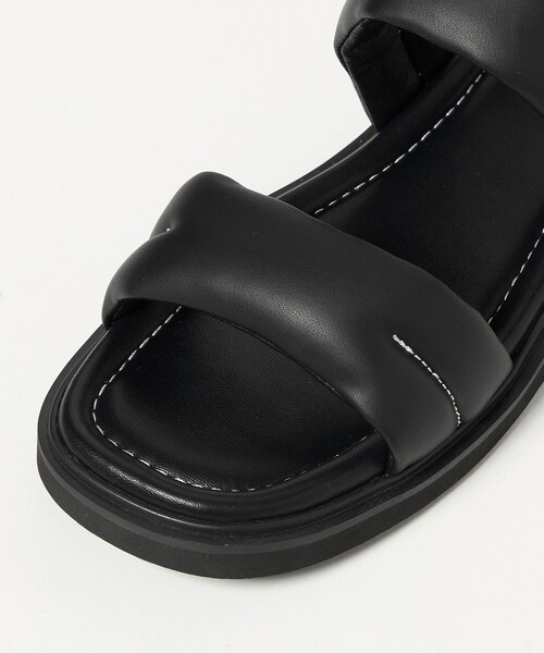 BEAUTY&YOUTH UNITED ARROWS（ビューティーアンドユースユナイテッドアローズ）の「プク ステッチ サンダル（サンダル・レディース・シルバー/オリーブ/ブラック・M/S）」の6枚目の写真