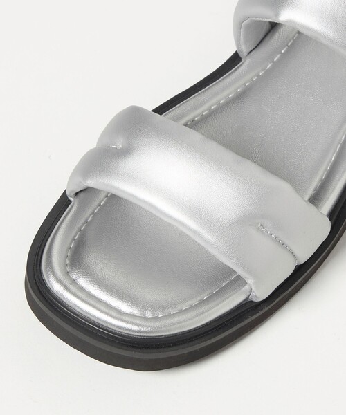 BEAUTY&YOUTH UNITED ARROWS（ビューティーアンドユースユナイテッドアローズ）の「プク ステッチ サンダル（サンダル・レディース・シルバー/オリーブ/ブラック・M/S）」の10枚目の写真