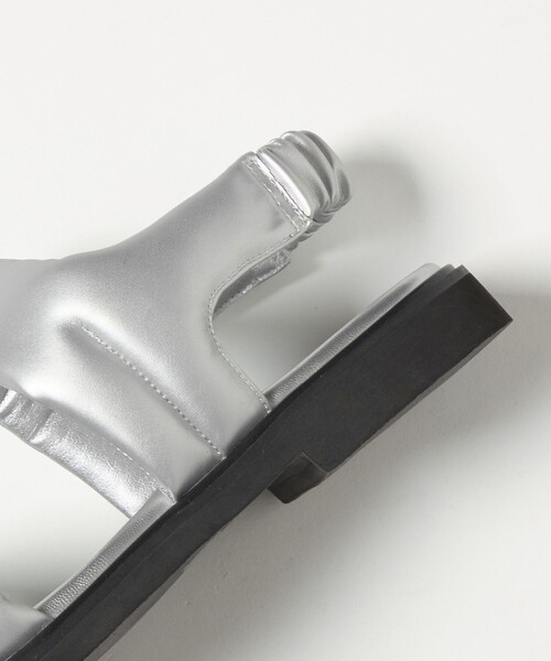 BEAUTY&YOUTH UNITED ARROWS（ビューティーアンドユースユナイテッドアローズ）の「プク ステッチ サンダル（サンダル・レディース・シルバー/オリーブ/ブラック・M/S）」の11枚目の写真