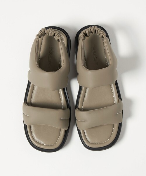 BEAUTY&YOUTH UNITED ARROWS（ビューティーアンドユースユナイテッドアローズ）の「プク ステッチ サンダル（サンダル・レディース・シルバー/オリーブ/ブラック・M/S）」の13枚目の写真