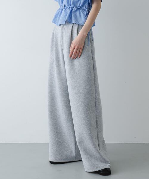 SENSE OF PLACE by URBAN RESEARCH(センスオブプレイスバイアーバンリサーチ)の「ポンチスラックスパンツ(その他パンツ・レディース・ライトグレー/ブラック/オフホワイト・SMALL/MEDIUM)」の5枚目の写真