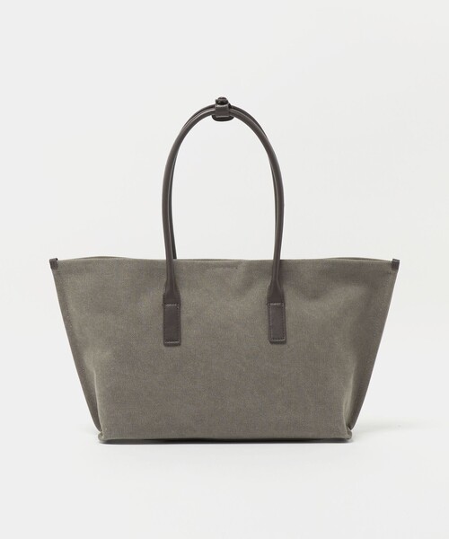 UNITED ARROWS(ユナイテッドアローズ)の「キャンバス ワイド トートバッグ(トートバッグ・レディース・ダークグレー/モカ・FREE)」の7枚目の写真
