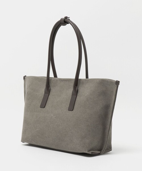 UNITED ARROWS(ユナイテッドアローズ)の「キャンバス ワイド トートバッグ(トートバッグ・レディース・ダークグレー/モカ・FREE)」の8枚目の写真