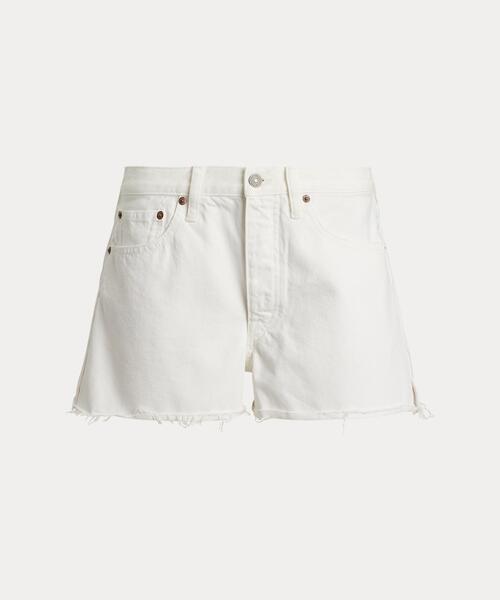 POLO RALPH LAUREN(ポロ ラルフ ローレン)の「カットオフ デニム ショートパンツ(デニムパンツ・レディース・ホワイト・25/26/27)」の7枚目の写真