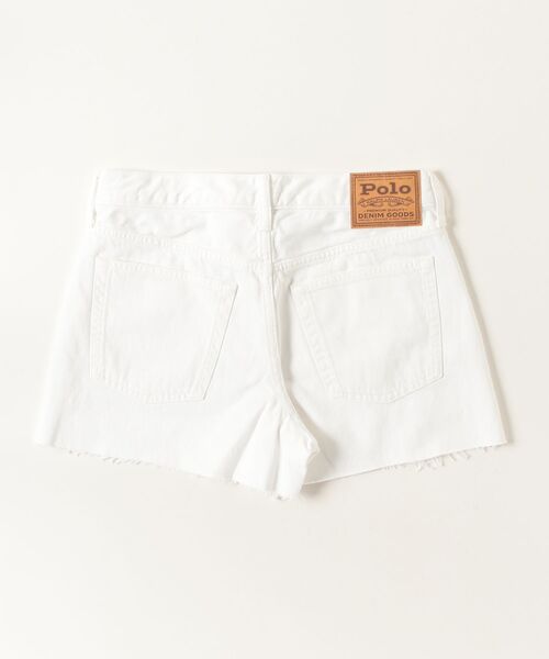 POLO RALPH LAUREN(ポロ ラルフ ローレン)の「カットオフ デニム ショートパンツ(デニムパンツ・レディース・ホワイト・25/26/27)」の6枚目の写真