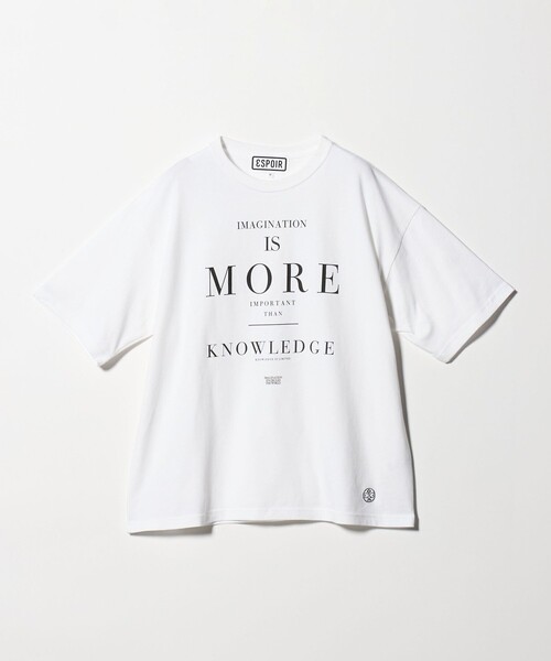 ESPOIR(エスポワール)の「<ESPOIR> IMAGINATION TEE/Tシャツ(Tシャツ/カットソー・メンズ・ブラック/ホワイト・M/L)」の2枚目の写真