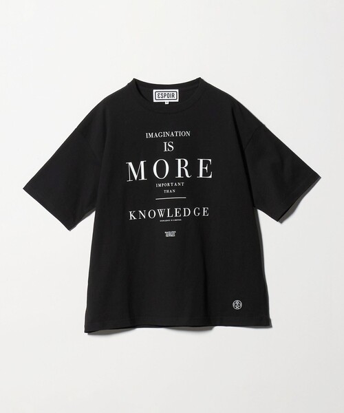 ESPOIR(エスポワール)の「<ESPOIR> IMAGINATION TEE/Tシャツ(Tシャツ/カットソー・メンズ・ブラック/ホワイト・M/L)」の1枚目の写真