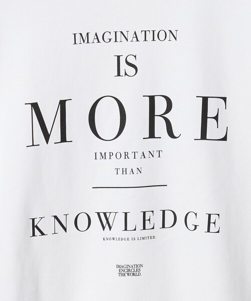 ESPOIR(エスポワール)の「<ESPOIR> IMAGINATION TEE/Tシャツ(Tシャツ/カットソー・メンズ・ブラック/ホワイト・M/L)」の10枚目の写真