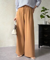 Chez toi | カットジョーゼットタックパンツ(その他パンツ)