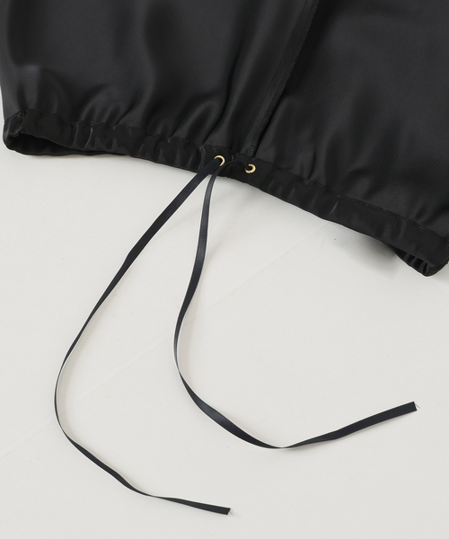 plage(プラージュ)の「Satin Bias Relax パンツ(その他パンツ・レディース・チャコールグレー/ブラック/ベージュ・34/36/38)」の4枚目の写真