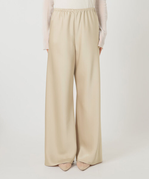 plage(プラージュ)の「Satin Bias Relax パンツ(その他パンツ・レディース・チャコールグレー/ブラック/ベージュ・34/36/38)」の10枚目の写真