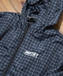 UNIIT（ユニット）の「【BRUDDA SHARK/ブラダシャーク】プリントチェック フードナイロンジャケット（ナイロンジャケット）」