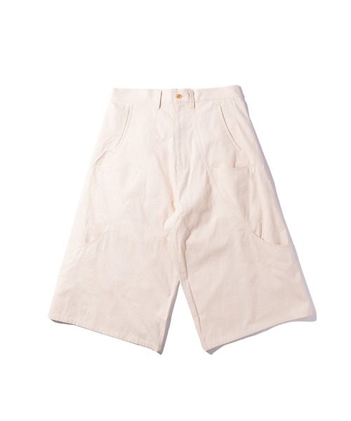 GOAT ESSENCE（ゴートエッセンス）の「COTTON BAGGY SHORTS（スラックス・メンズ・ブラック/ホワイト・2/1）」の2枚目の写真