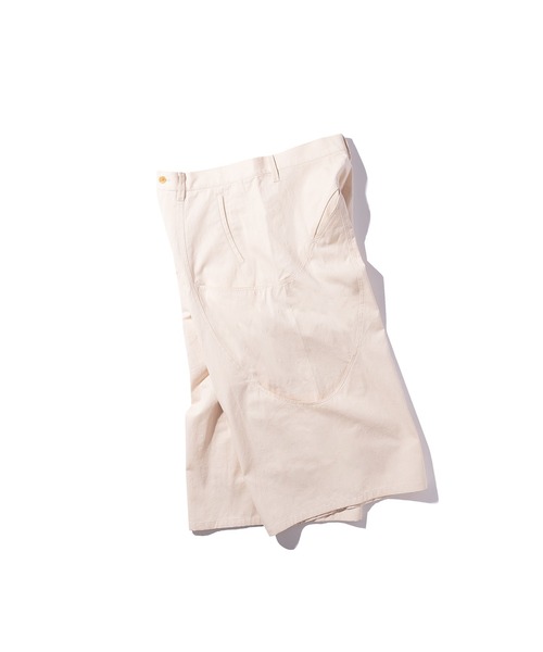 GOAT ESSENCE（ゴートエッセンス）の「COTTON BAGGY SHORTS（スラックス・メンズ・ブラック/ホワイト・2/1）」の3枚目の写真