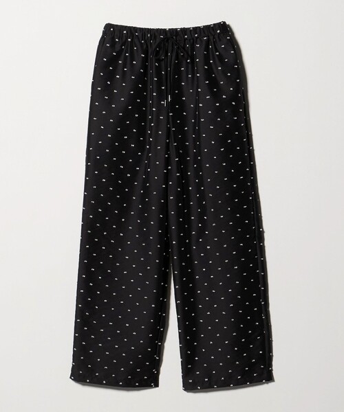 BEAUTY&YOUTH UNITED ARROWS(ビューティーアンドユースユナイテッドアローズ)の「【WEB限定 Wardrobe DAILY MINIMAL】ドビードット イージーパンツ ウォッシャブル(その他パンツ・レディース・モカ/ブラック・S/M)」の5枚目の写真