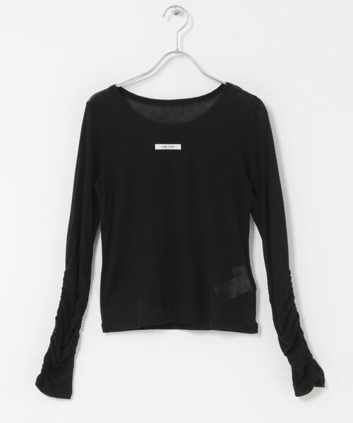 SENSE OF PLACE by URBAN RESEARCH（センスオブプレイスバイアーバンリサーチ）の「Uネックピスネームシアートップ（Tシャツ/カットソー・レディース・オフホワイト/ブラック/ライトブルー・ONE）」の17枚目の写真