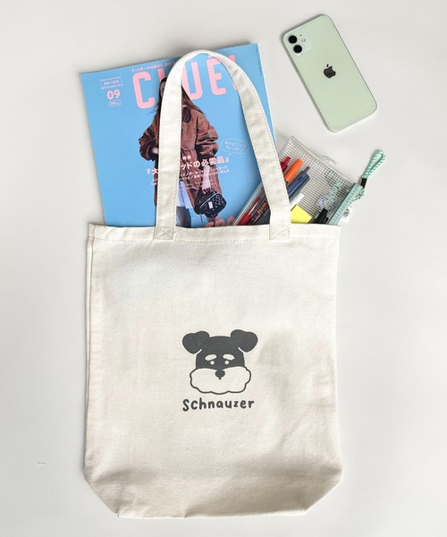 CALIFORNIA OUTFITTERS(カリフォルニア アウトフィッターズ)の「3D8 アニマルイラスト キャンバストートバッグ(トートバッグ・レディース・ホワイト系3/ホワイト系5/ホワイト系1/ホワイト系2/ホワイト系4/ホワイト系6/ホワイト系7/ホワイト系8/ホワイト系9・ONESIZE)」の5枚目の写真