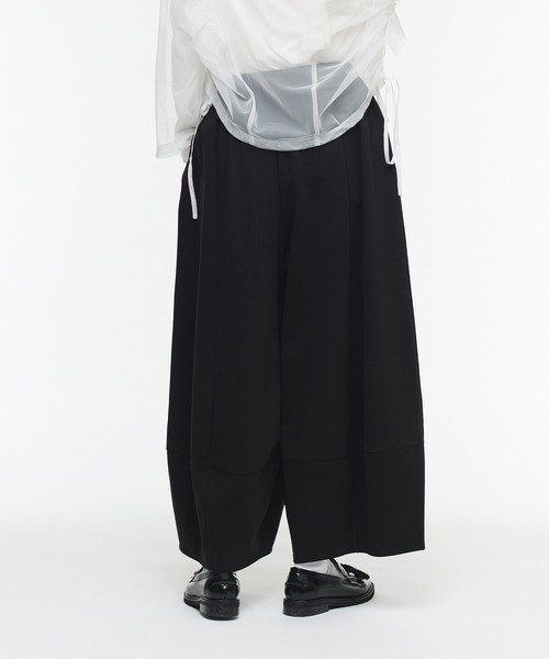 Narcissus（ナルシス）の「【Narcissus】ボリュームタックパンツ ワイド スラックス（その他パンツ・レディース・ホワイト/ブラック・FREE）」の11枚目の写真