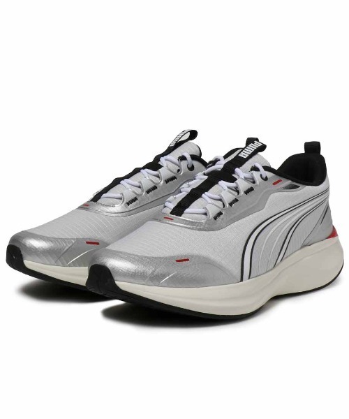 PUMA(プーマ)の「プーマ PUMA SOFTRIDE ムーブオン F WD(スニーカー・メンズ・ホワイト×シルバー・25.0cm/25.5cm/26.0cm/26.5cm/27.0cm/27.5cm/28.0cm)」の5枚目の写真