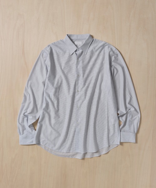 KANEMASA PHIL.(カネマサフィル)の「【KANEMASA PHIL./カネマサフィル】46G Stripe Modest Shirt(シャツ/ブラウス・メンズ・ブルー/ホワイト・S/M/L)」の9枚目の写真