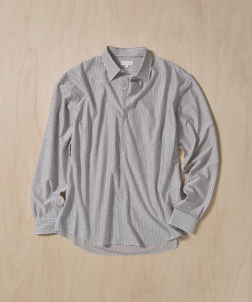KANEMASA PHIL.(カネマサフィル)の「【KANEMASA PHIL./カネマサフィル】46G Stripe Modest Shirt(シャツ/ブラウス・メンズ・ブルー/ホワイト・S/M/L)」の5枚目の写真