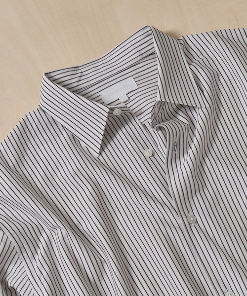 KANEMASA PHIL.(カネマサフィル)の「【KANEMASA PHIL./カネマサフィル】46G Stripe Modest Shirt(シャツ/ブラウス・メンズ・ブルー/ホワイト・S/M/L)」の6枚目の写真