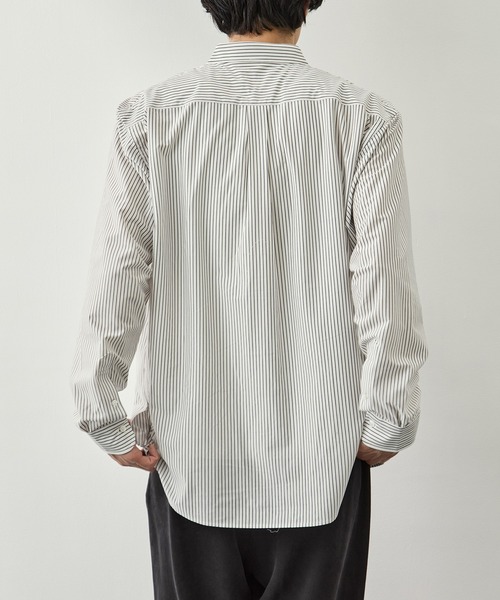 KANEMASA PHIL.(カネマサフィル)の「【KANEMASA PHIL./カネマサフィル】46G Stripe Modest Shirt(シャツ/ブラウス・メンズ・ブルー/ホワイト・S/M/L)」の17枚目の写真