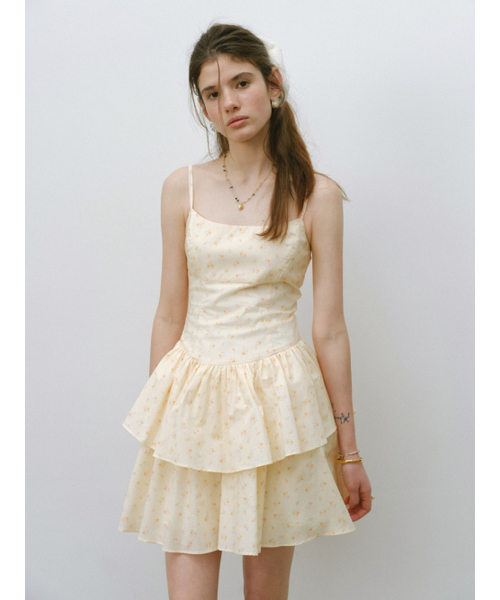 SINCETHEN(シンスゼン)の「メロウバター ティアードミニワンピース(ワンピース・レディース・その他・SMALL/MEDIUM/LARGE)」の6枚目の写真