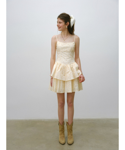 SINCETHEN(シンスゼン)の「メロウバター ティアードミニワンピース(ワンピース・レディース・その他・SMALL/MEDIUM/LARGE)」の8枚目の写真