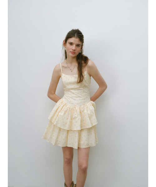 SINCETHEN(シンスゼン)の「メロウバター ティアードミニワンピース(ワンピース・レディース・その他・SMALL/MEDIUM/LARGE)」の9枚目の写真