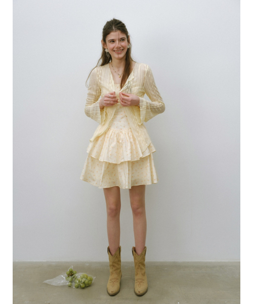 SINCETHEN(シンスゼン)の「メロウバター ティアードミニワンピース(ワンピース・レディース・その他・SMALL/MEDIUM/LARGE)」の12枚目の写真