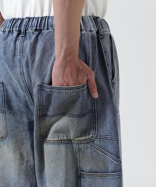 BEAVER（ビーバー）の「B omnivore/ビーオムニボー　W KNEE SHORTS DENIM ダブルニーショーツデニム（その他パンツ・メンズ・その他4・M/L）」の5枚目の写真