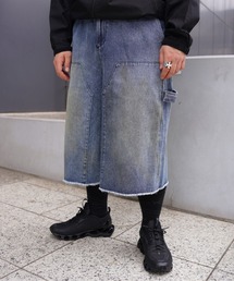 BEAVER | B omnivore/ビーオムニボー W KNEE SHORTS DENIM ダブルニーショーツデニム(その他パンツ)