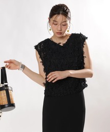 値下げ⭐アプワイザーリッシェ　ラッフルリボンスリーブブラウス　新品 サイドラッフルリボンブラウス | シャツ・ブラウス | Apuweiser-riche