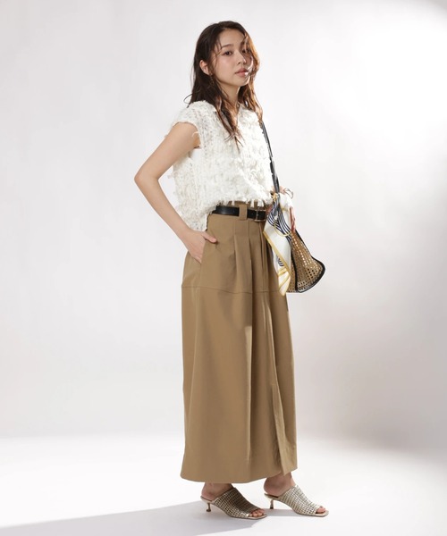 今期新作 新品☆ジャスグリッティ バックドレープブラウス ふさふさクロップドブラウス（シャツ/ブラウス）｜JUSGLITTY（ジャス