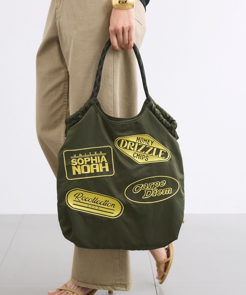 BARNYARDSTORM(バンヤードストーム)の「BARNYARDSTORM / 2WAYワッペントート(トートバッグ・レディース・ネイビー/カーキ・FREE)」の2枚目の写真