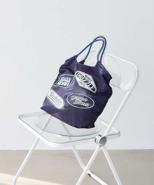 BARNYARDSTORM(バンヤードストーム)の「BARNYARDSTORM / 2WAYワッペントート(トートバッグ・レディース・ネイビー/カーキ・FREE)」の7枚目の写真