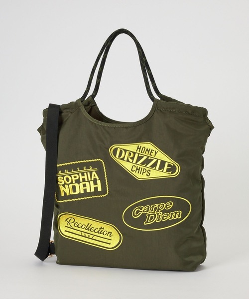 BARNYARDSTORM(バンヤードストーム)の「BARNYARDSTORM / 2WAYワッペントート(トートバッグ・レディース・ネイビー/カーキ・FREE)」の18枚目の写真