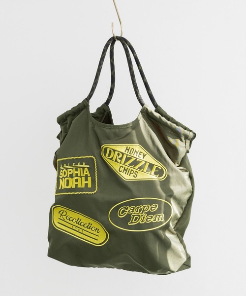 BARNYARDSTORM(バンヤードストーム)の「BARNYARDSTORM / 2WAYワッペントート(トートバッグ・レディース・ネイビー/カーキ・FREE)」の6枚目の写真