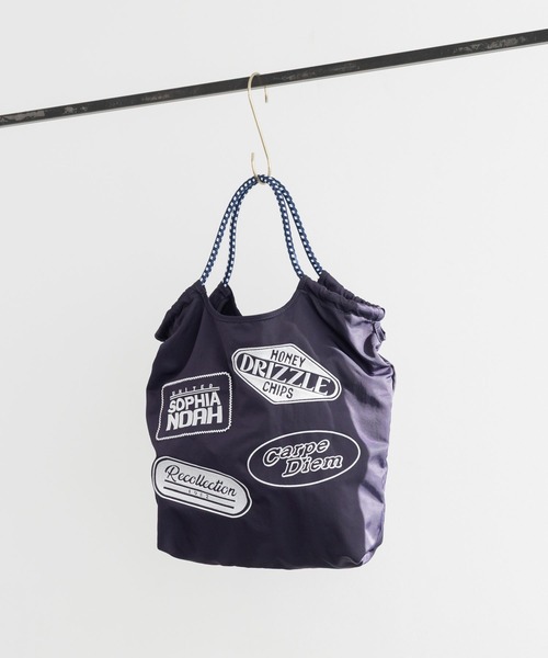 BARNYARDSTORM(バンヤードストーム)の「BARNYARDSTORM / 2WAYワッペントート(トートバッグ・レディース・ネイビー/カーキ・FREE)」の4枚目の写真