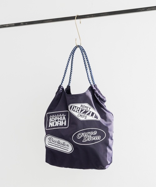 BARNYARDSTORM(バンヤードストーム)の「BARNYARDSTORM / 2WAYワッペントート(トートバッグ・レディース・ネイビー/カーキ・FREE)」の3枚目の写真