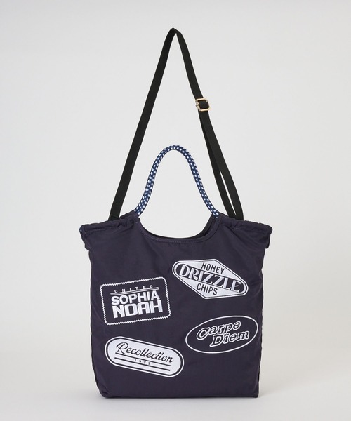 BARNYARDSTORM(バンヤードストーム)の「BARNYARDSTORM / 2WAYワッペントート(トートバッグ・レディース・ネイビー/カーキ・FREE)」の13枚目の写真