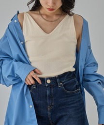 【Robert P. Miller】パネルリブキャミタンクトップ RM251-2205