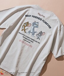 TOM&JERRY（トムアンドジェリー）の「TOM and JERRY (トムとジェリー)ヴィンテージライクTシャツ（Tシャツ/カットソー）」