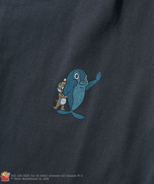 Tom&Jerry(トムアンドジェリー)の「TOM and JERRY (トムとジェリー)ヴィンテージライクTシャツ(Tシャツ/カットソー・メンズ・ベージュ/イエロー/ネイビー/ライム/ダークグレー/その他2/その他1・S/M/L/XL)」の12枚目の写真