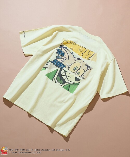 Tom&Jerry(トムアンドジェリー)の「TOM and JERRY (トムとジェリー)ヴィンテージライクTシャツ(Tシャツ/カットソー・メンズ・ベージュ/イエロー/ネイビー/ライム/ダークグレー/その他2/その他1・S/M/L/XL)」の21枚目の写真