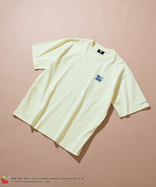 Tom&Jerry(トムアンドジェリー)の「TOM and JERRY (トムとジェリー)ヴィンテージライクTシャツ(Tシャツ/カットソー・メンズ・ベージュ/イエロー/ネイビー/ライム/ダークグレー/その他2/その他1・S/M/L/XL)」の22枚目の写真