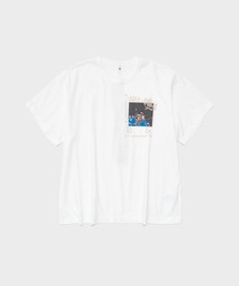 【KHOKI/コッキ】Embroidery and print design T-shirt